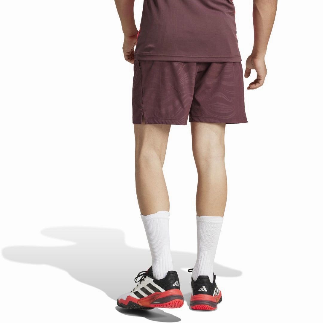 Rubberized Waist Grip Tennis Pro Climacool 7-Inch Ergo Shorts