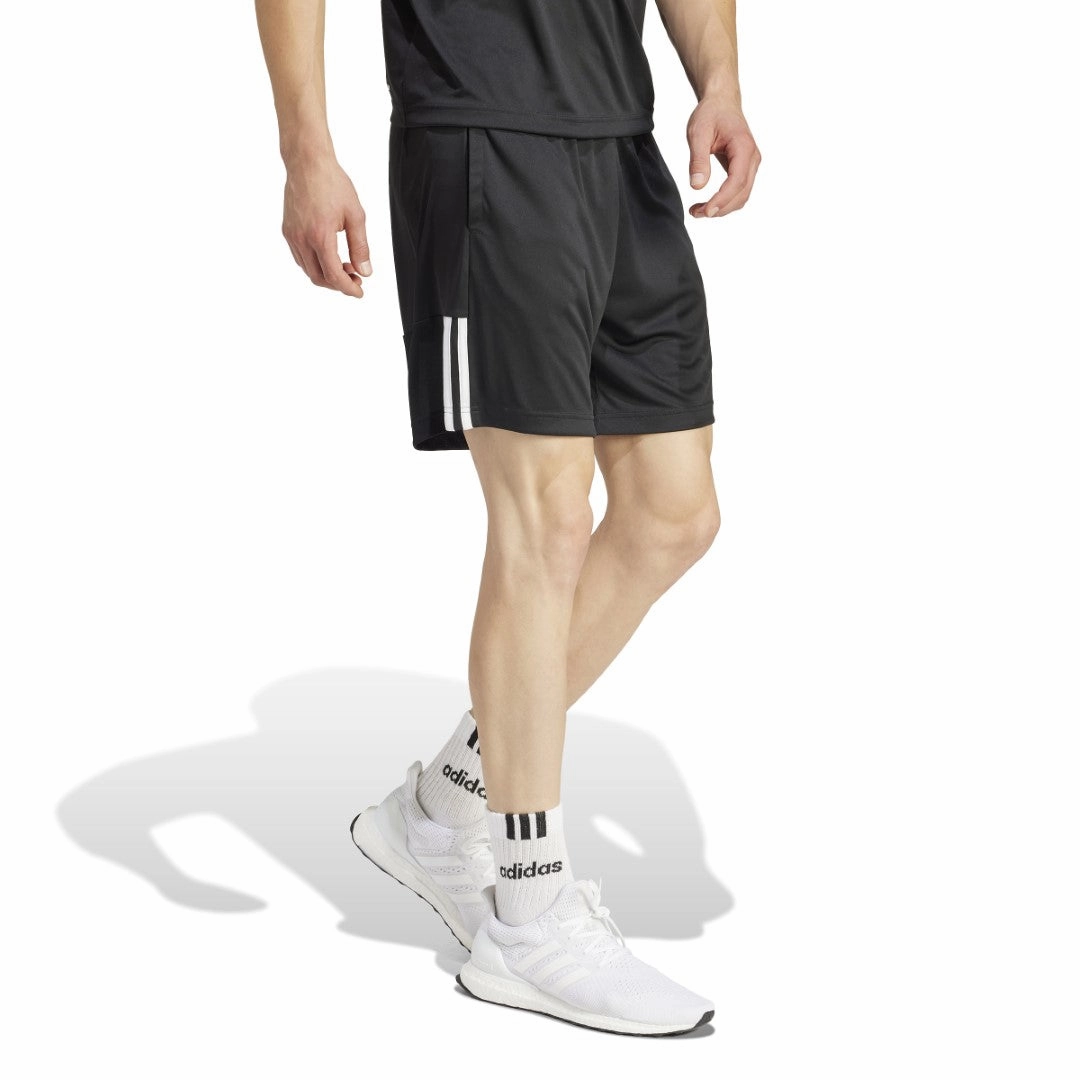 Sereno Aeroready Cut 3-Stripes Shorts Layered Cuff Design