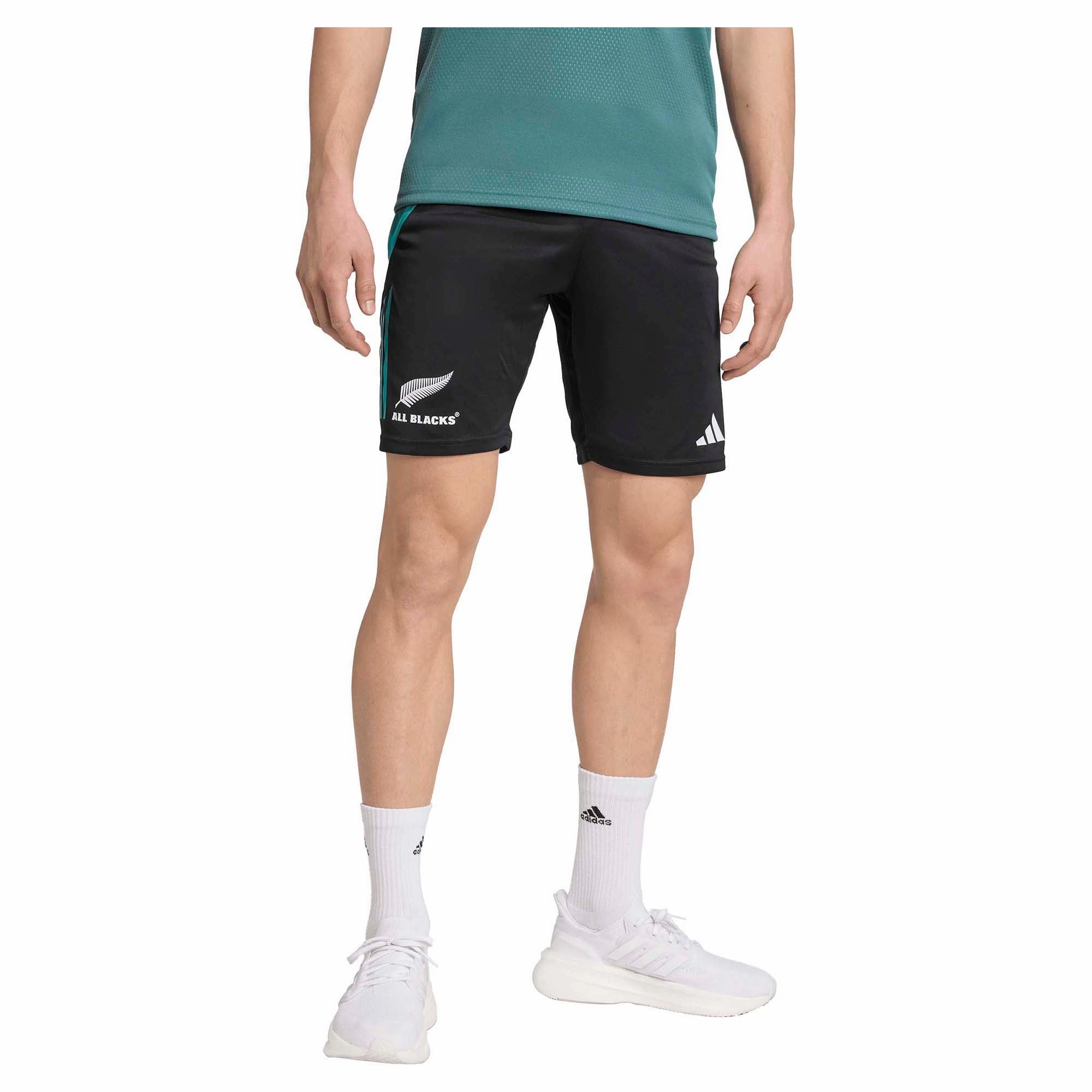 Relaxed Fit Men's New Zealand All Blacks Rugby Gym Shorts