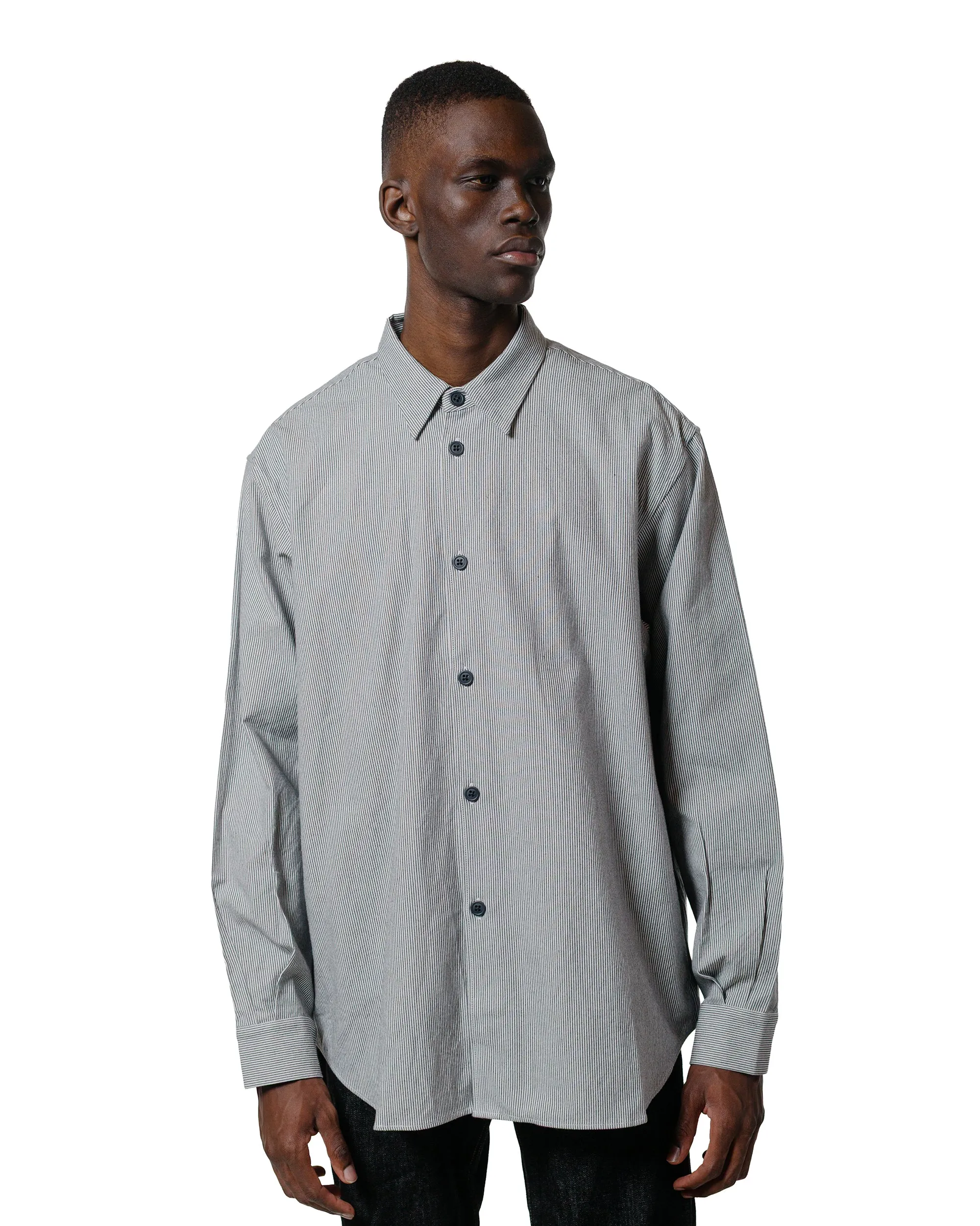 MAN-TLE R19S8 Weather Shirt Linework Oxford Statement Maker Button-up