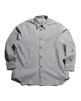 Affordable Luxury Wrinkle-Free MAN-TLE R19S8 Weather Shirt Linework Oxford