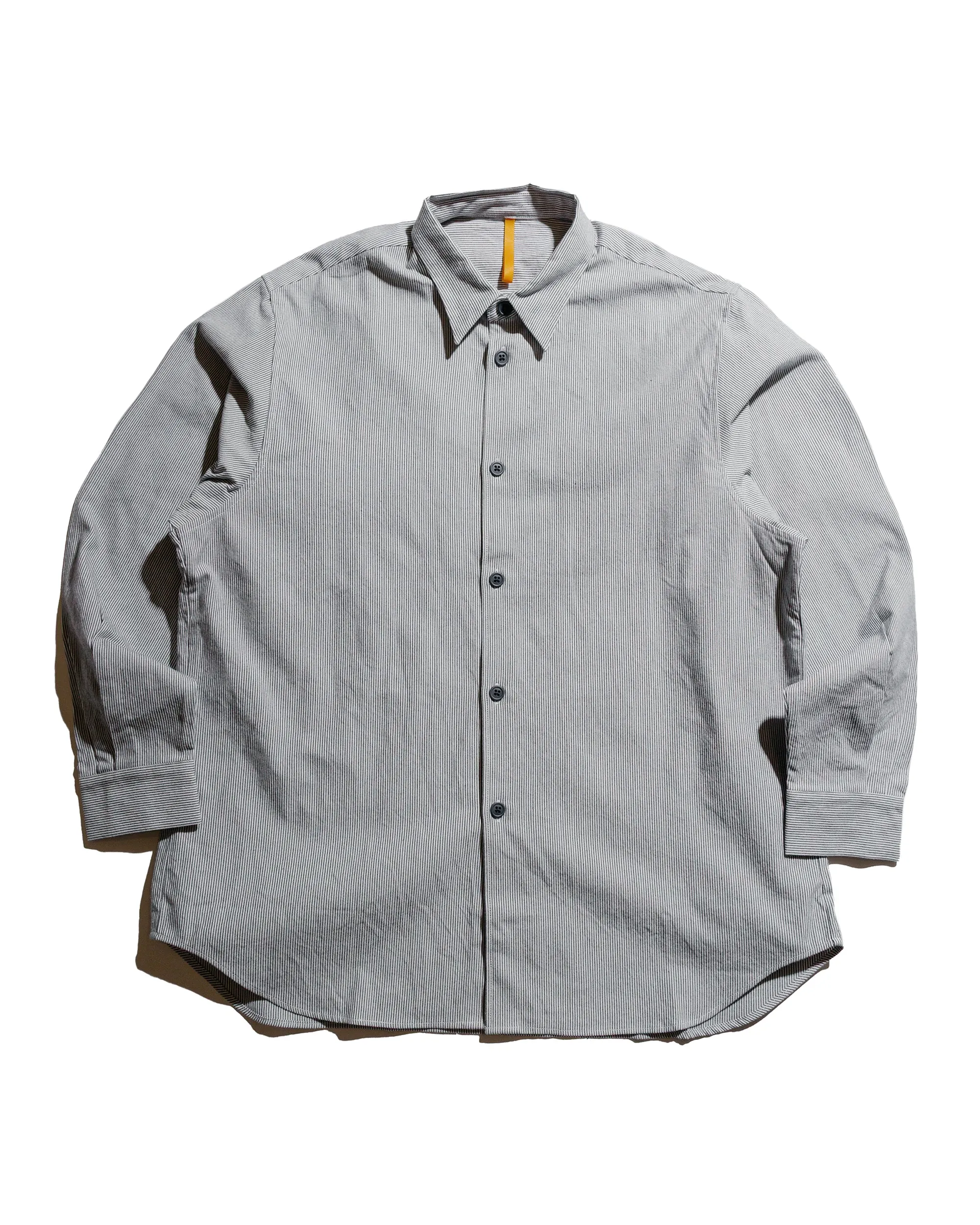 Affordable Luxury Wrinkle-Free MAN-TLE R19S8 Weather Shirt Linework Oxford