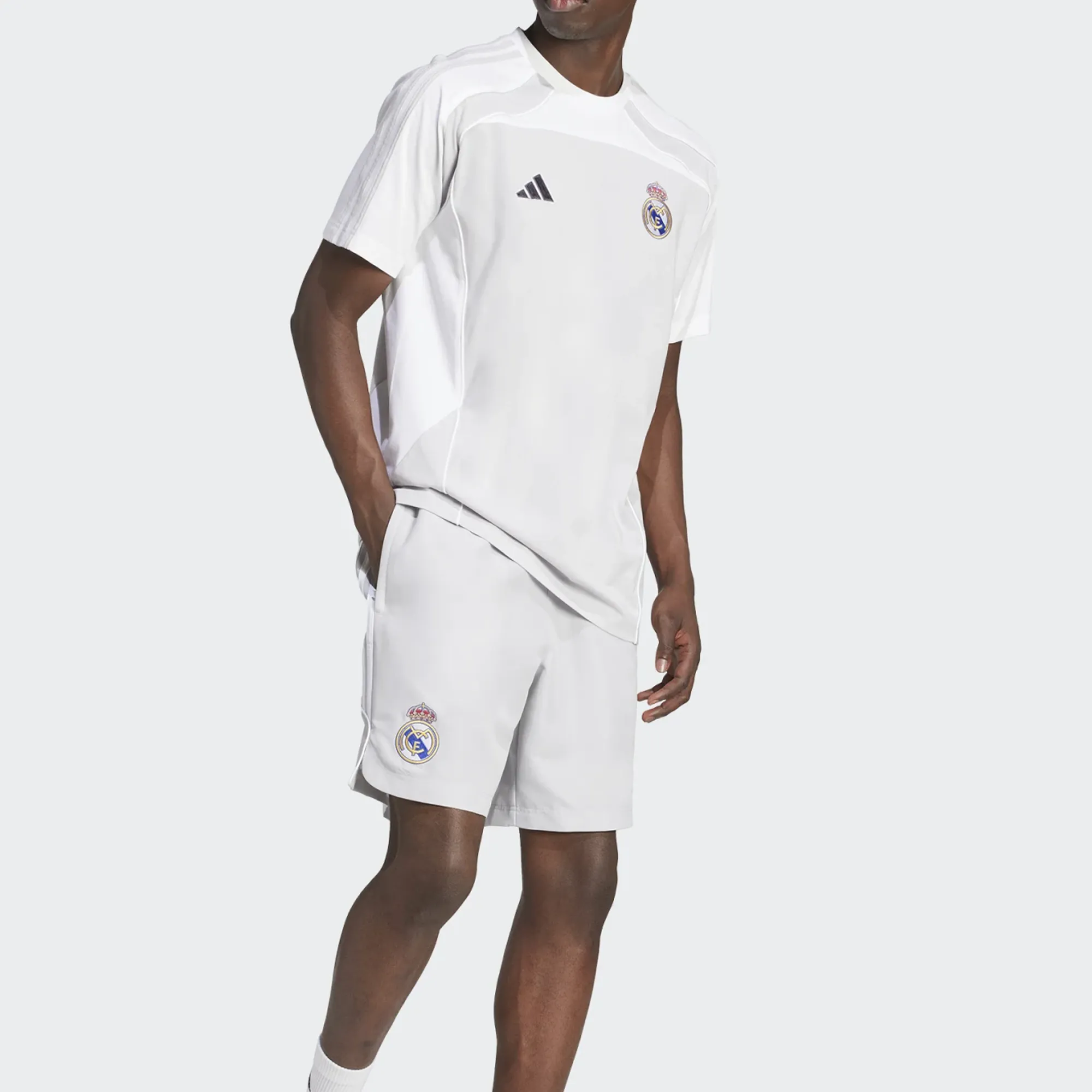 adidas Real Madrid UBP T-Shirt (Grey/White) Perfect Layer High Quality Printing
