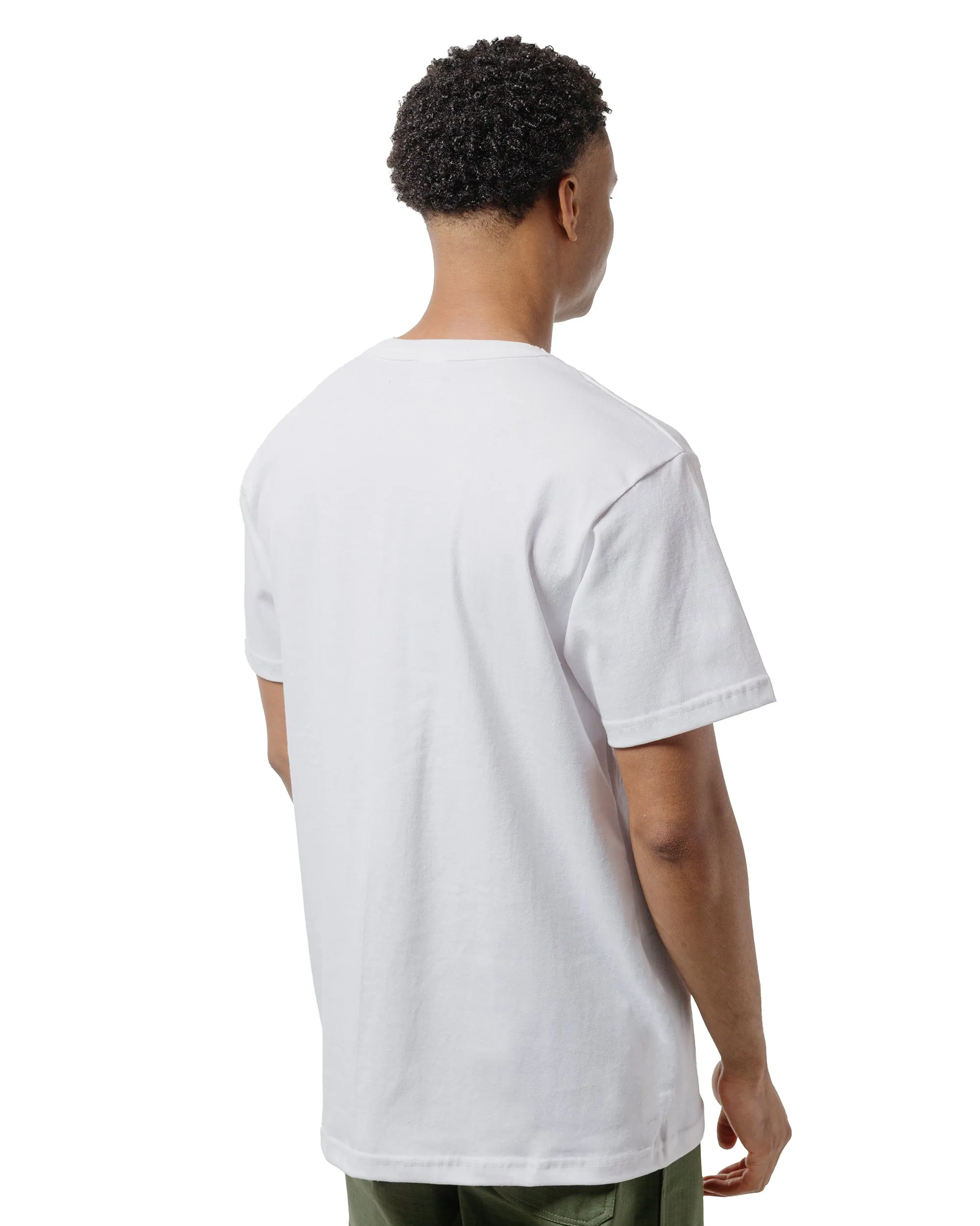 Randy's Garments Pocket Tee White monochromatic Simple Comfort Wear