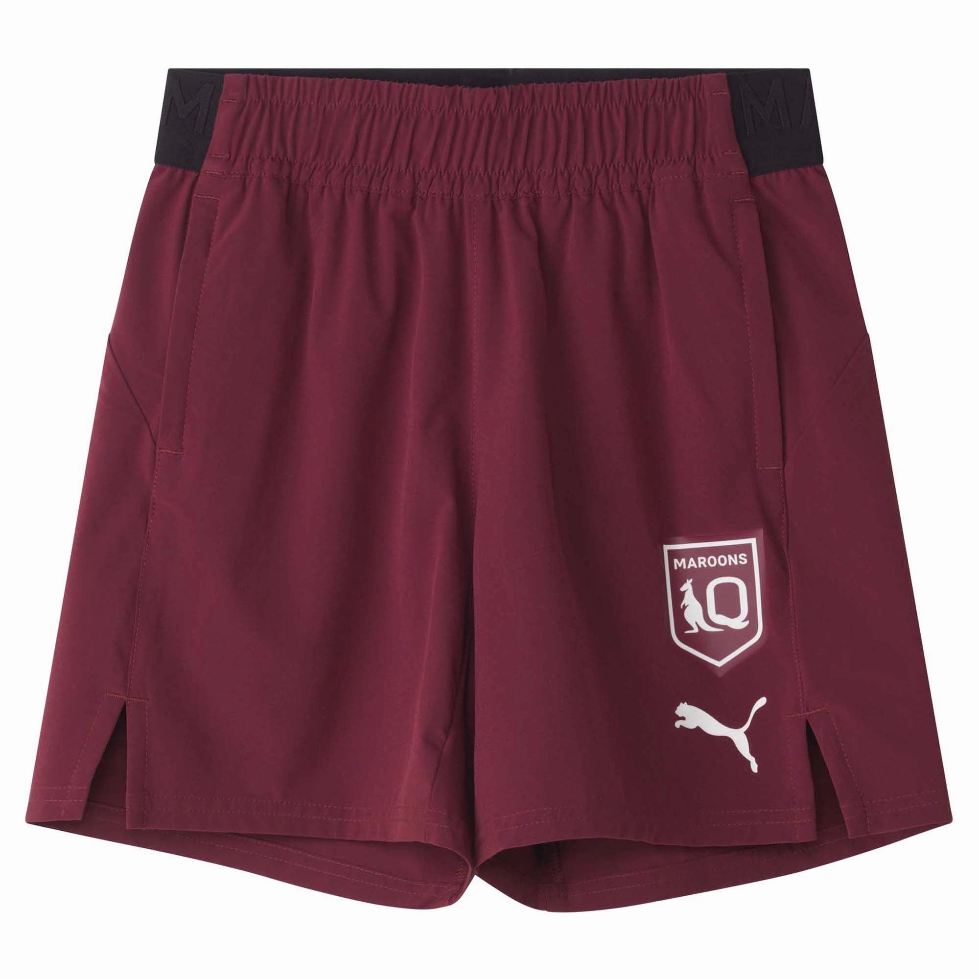 Junior's State Of Origin Queensland Maroons 2025 Training Shorts Comfort Performance Lightweight Gear