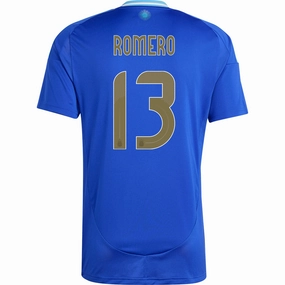 Neutral Look Run Ready adidas Argentina Cristian Romero Away Jersey 24/25 (Lucid Blue/Blue Burst)