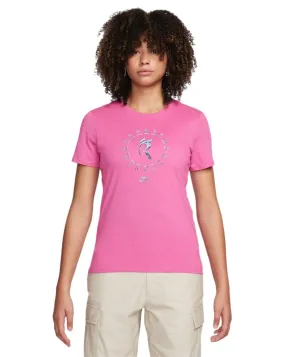 Women's Nike SB X Rayssa Leal Tee - Pinkfire MoistureWicking Fabric Stretch Fabric