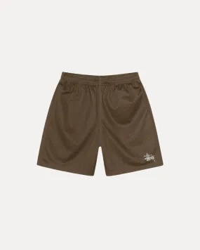 Stussy "Basic Mesh Short" M - Olive LowMaintenance Material Art Mood