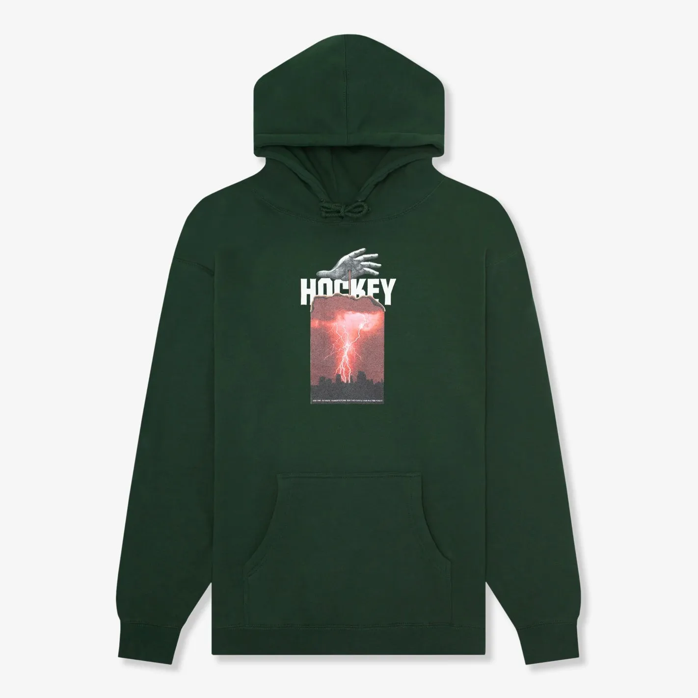 winter warmth Active Comfort Side One Hoodie (Forest Green)