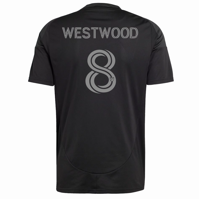adidas Ashley Westwood Charlotte FC Away Jersey 25/26 (Black) Double Layered Hem