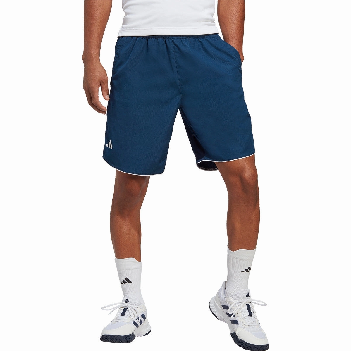 Club Tennis Shorts Playful Style Breathable Side Vents