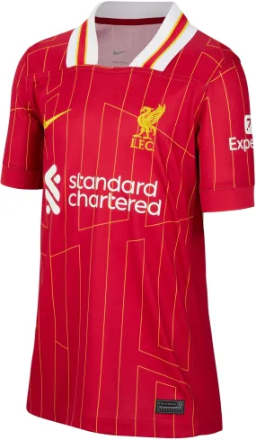 Hyper Fit Thermal regulation Junior's Liverpool FC 2024/25 Stadium Home Soccer Jersey