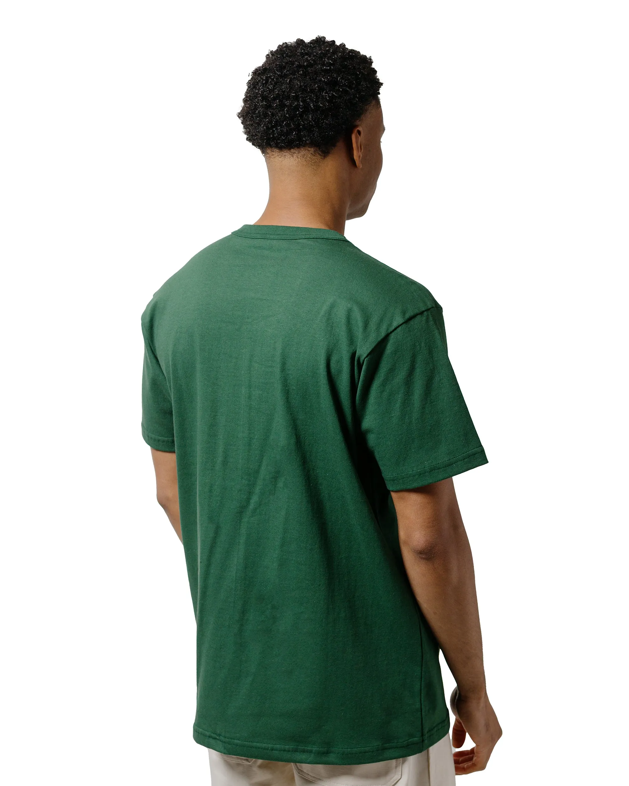 Collared Autumn Wear Randy's Garments Pocket Tee Dark Green