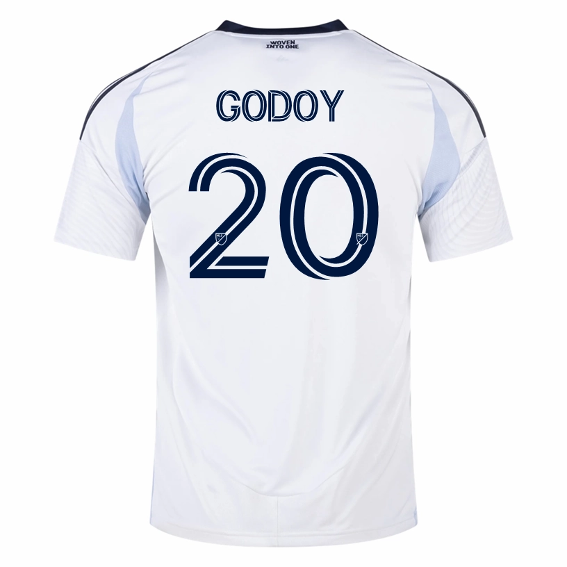 Comfort Fit Collar adidas Anibal Godoy San Diego FC Away Jersey 25/26 (White)