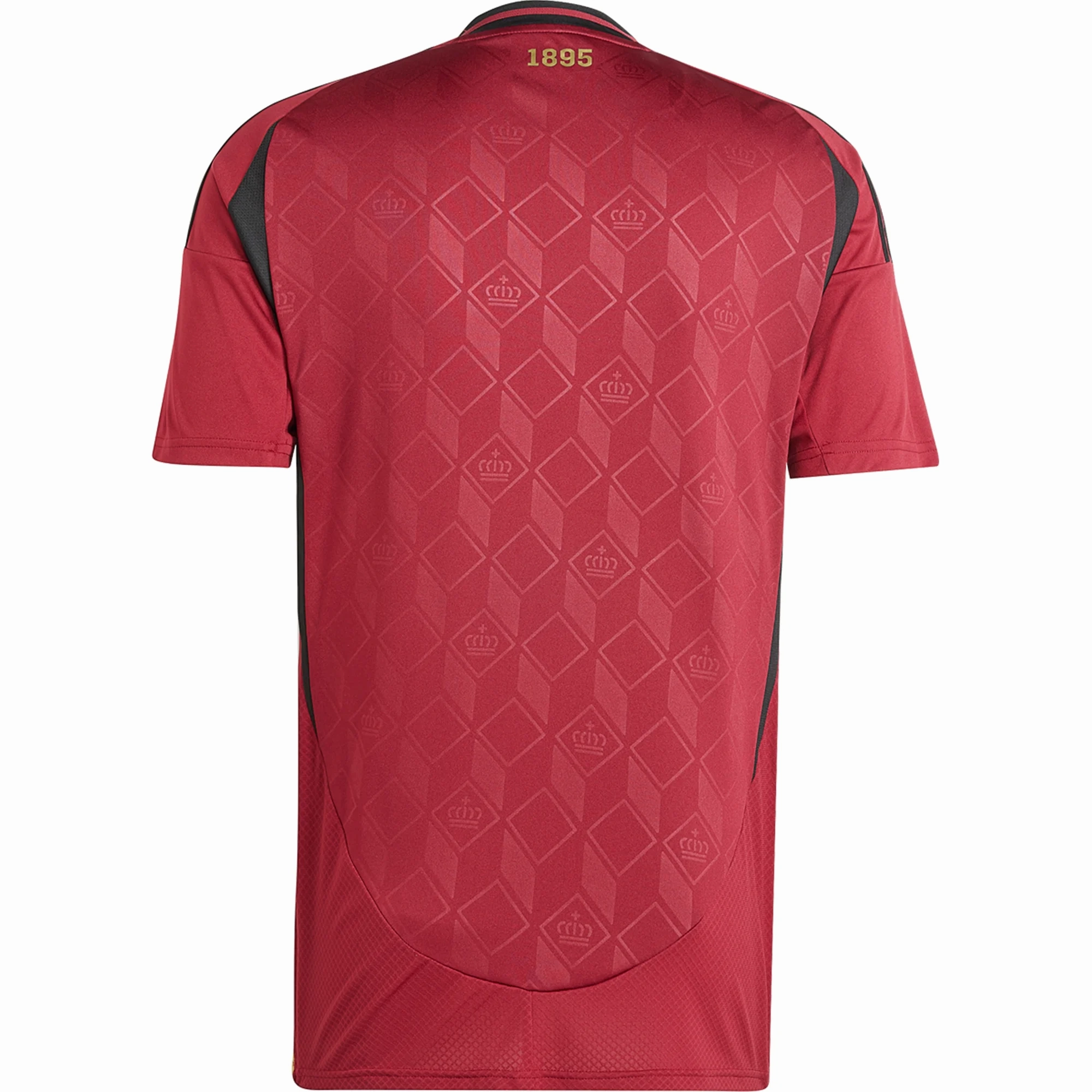 Casual Movement Odor Resistant Treatment adidas Belgium Home Jersey 24/25 (Burgundy)