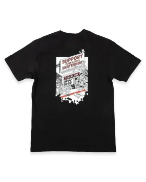 Summer Wear Skateshop Day SSD25 AS Colour Block Shop Tee - Black