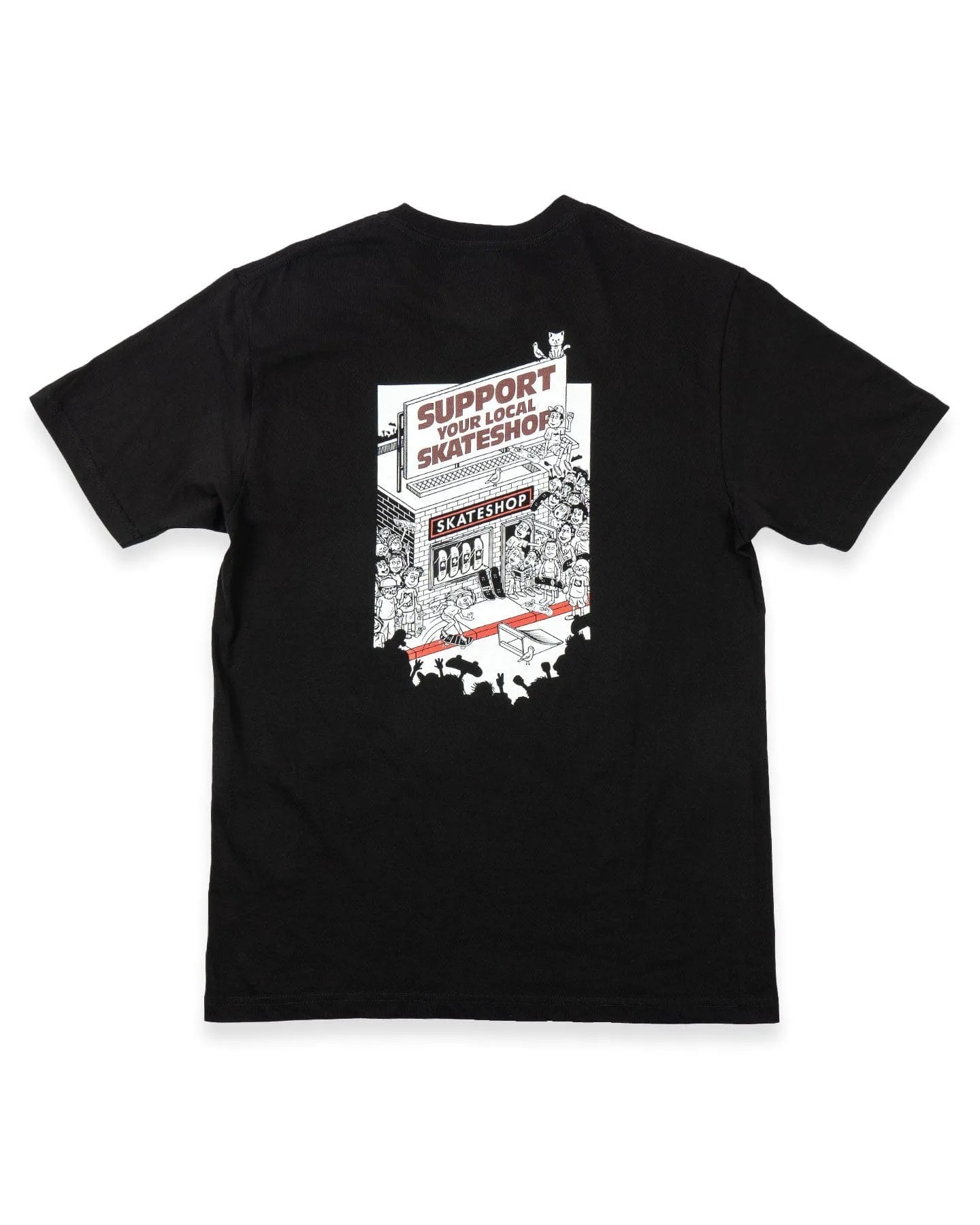 City Beat MinimalistDesign Skateshop Day SSD25 AS Colour Block Shop Tee - Black