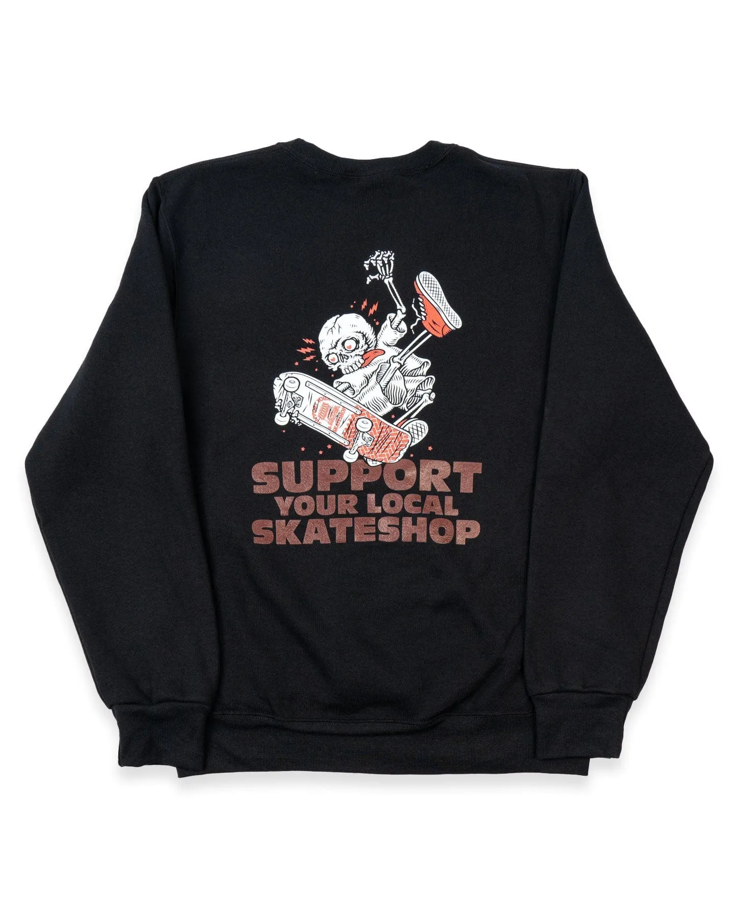 Skateshop Day SSD25 Russell Athletics Skeleton Crewneck - Black Luxury Touch FlexibleCollar
