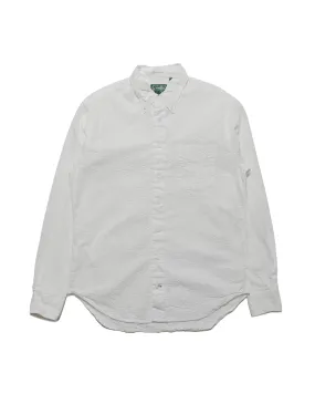 Breathable mesh Active Wear Gitman Vintage Bros. White Seersucker Shirt