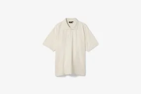 Zero Core QuickEvaporation Stussy "Pique Polo Pigment Dyed" M - Off White