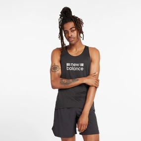 Men's Athletics Graphic Singlet Stretchy