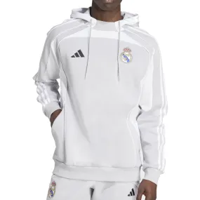 Comfort Hoodie adidas Real Madrid 25/26 UBP Travel Hoodie (Light Solid Grey/White)