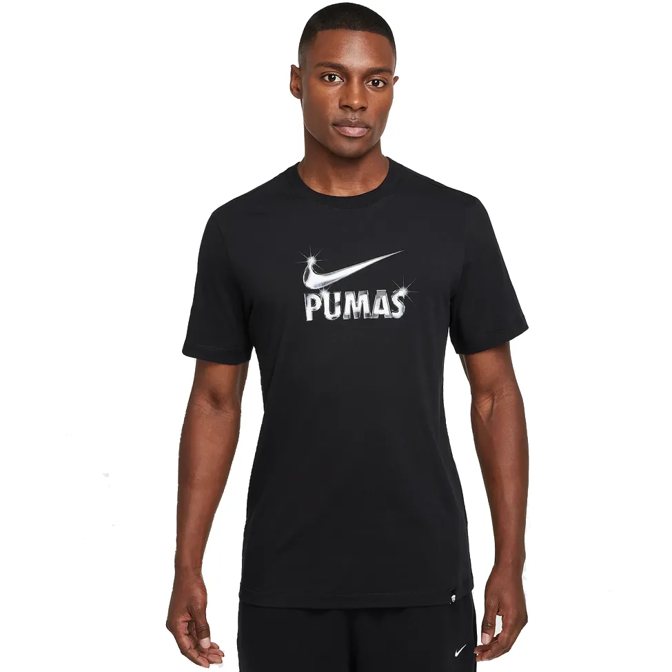 loose but not baggy Nike Pumas Swoosh T-Shirt 24/25 (Black)