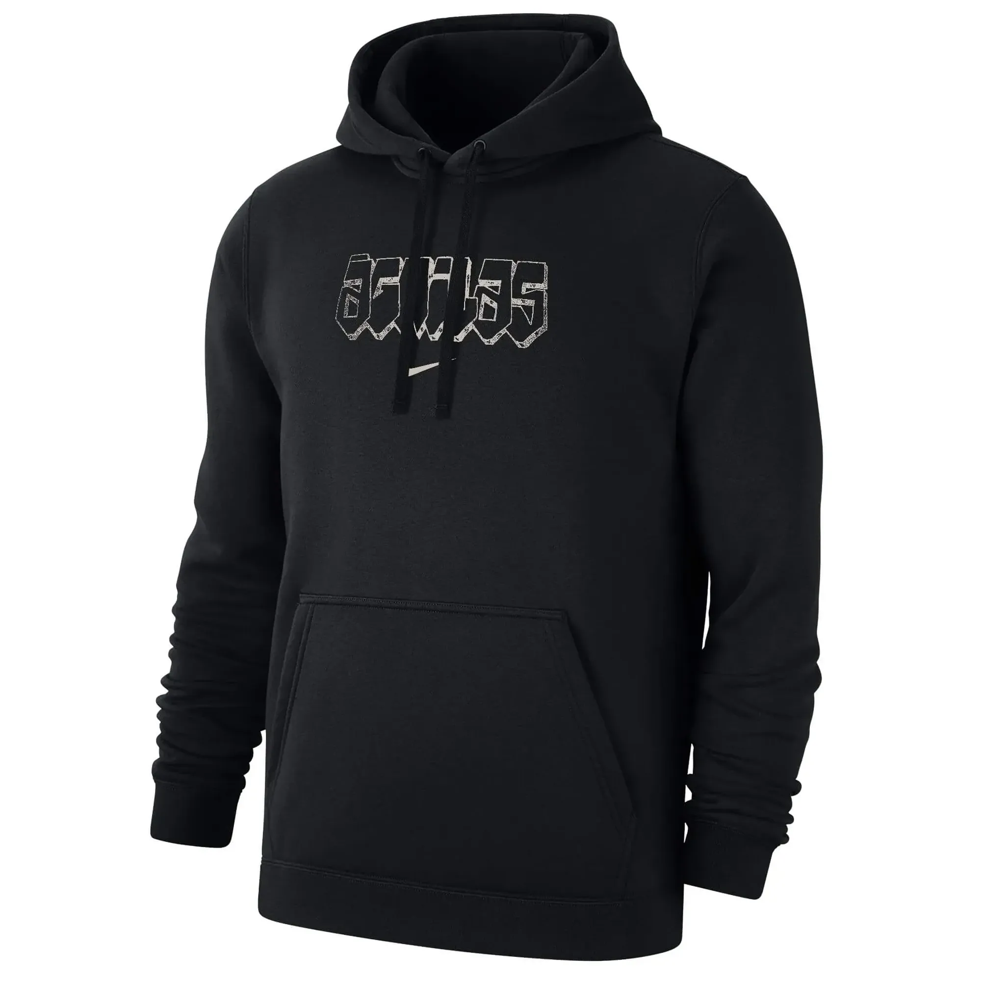 hat accents Cozy Wear Nike Club America 24/25 Fleece Pullover Hoodie Soccer Apparel (Black)