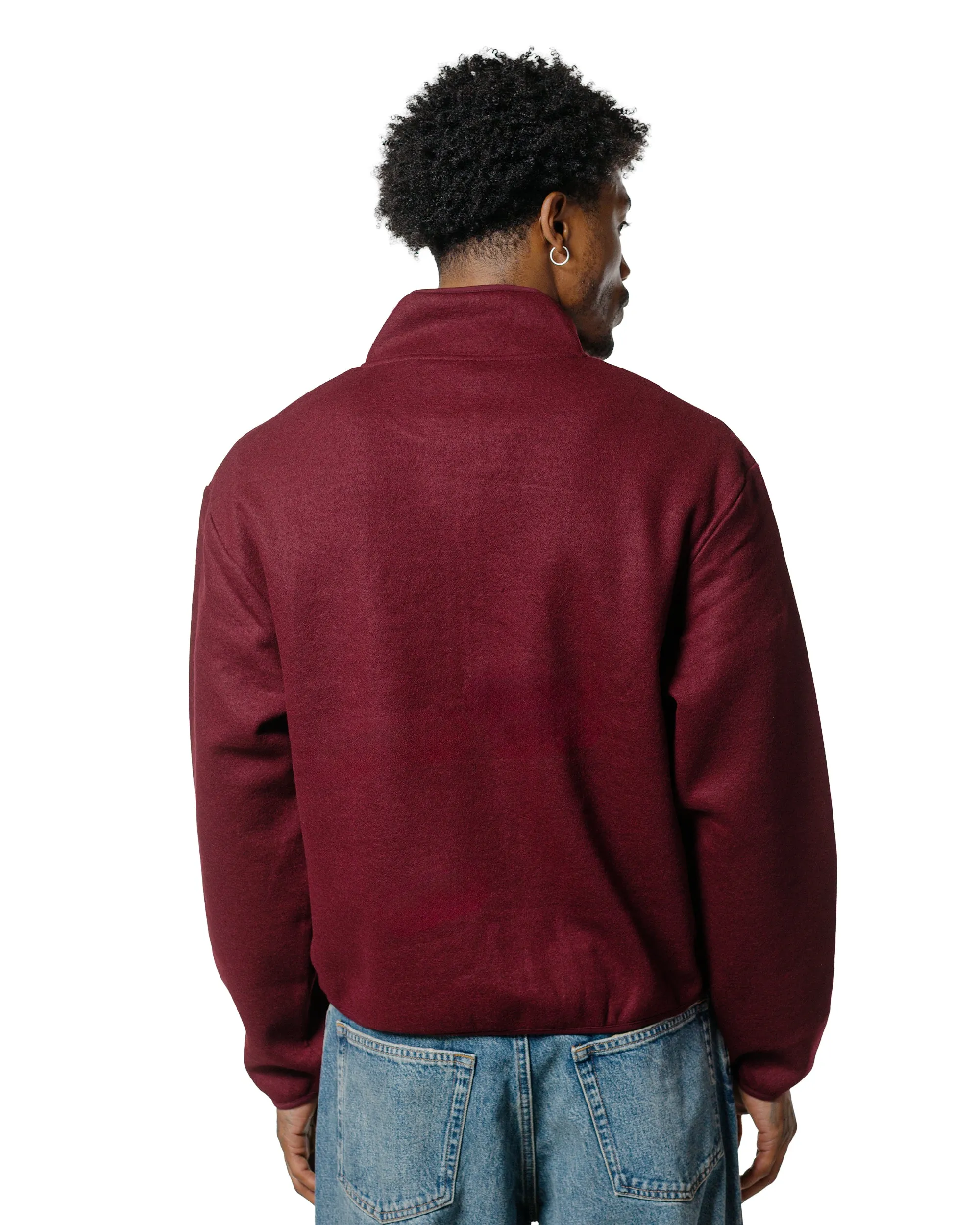 Sunflower Wool Half Zip Burgundy product availability Casual Basics