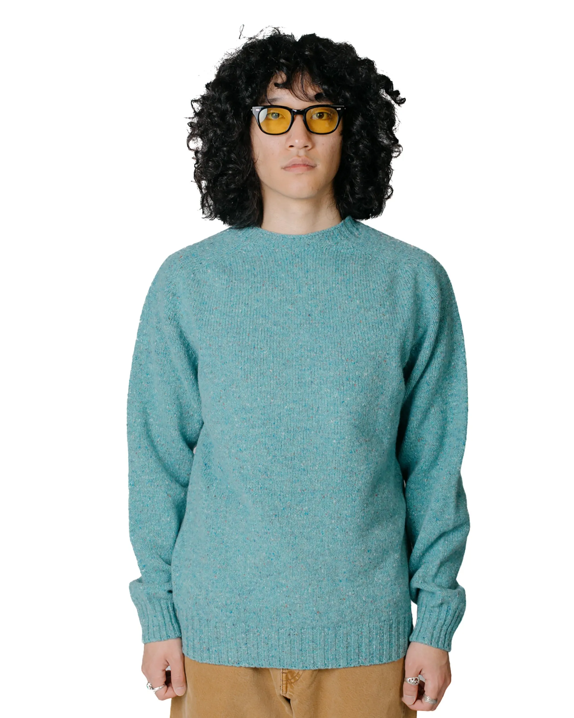 Cotton Blend Thin Lost & Found Donegal Sweater Uist