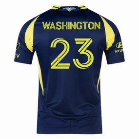 Rush Ready adidas Nashville Authentic Taylor Washington Away Jersey w/ MLS   Apple TV 25/26 (Tena Blue)