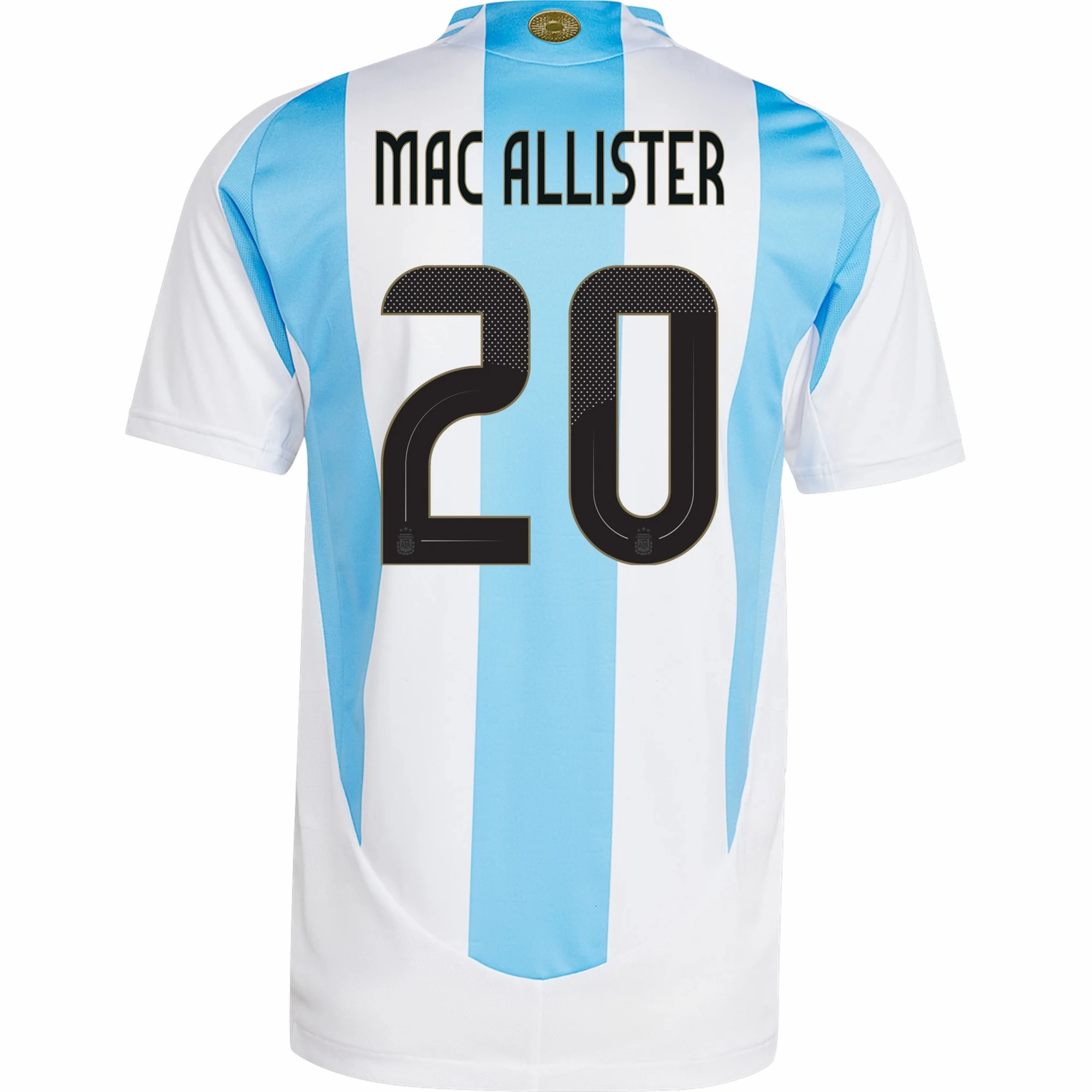 adidas Argentina Authentic Alexis Mac Allister Home 24/25 (White/Blue Burst) Temperature Control Technology Reinforced Hem Durability
