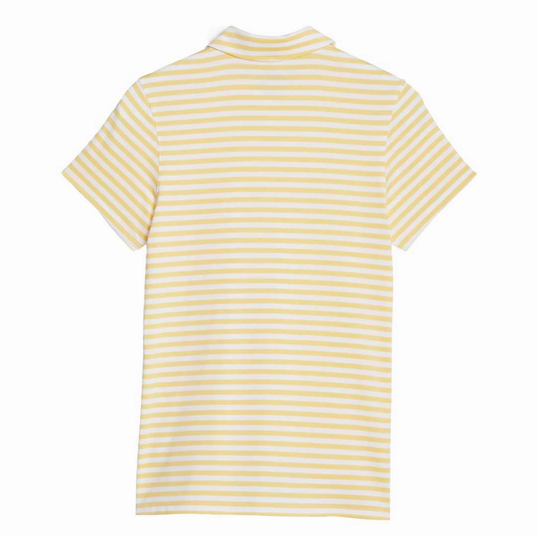 Puma - Women's MATTR Somer Stripe Short Sleeve Golf Polo (621880 05) Core Support Natural motion
