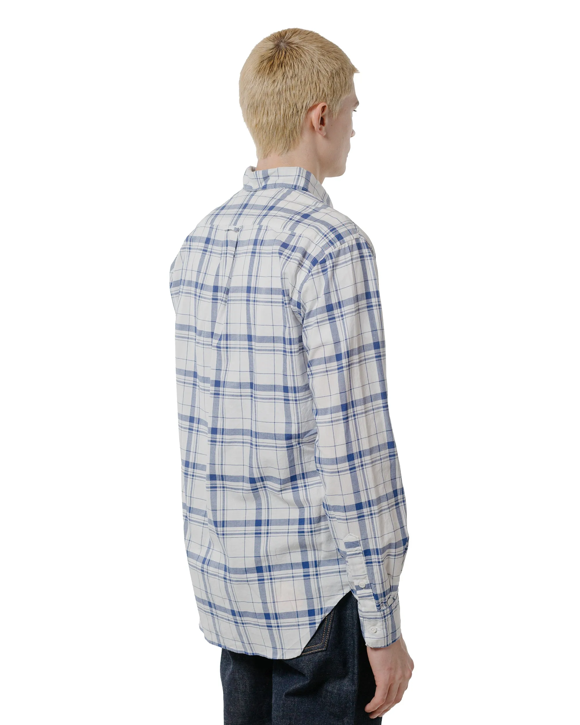 High-End Finish Gitman Vintage Bros. Navy Archive Dishtowel Check Shirt
