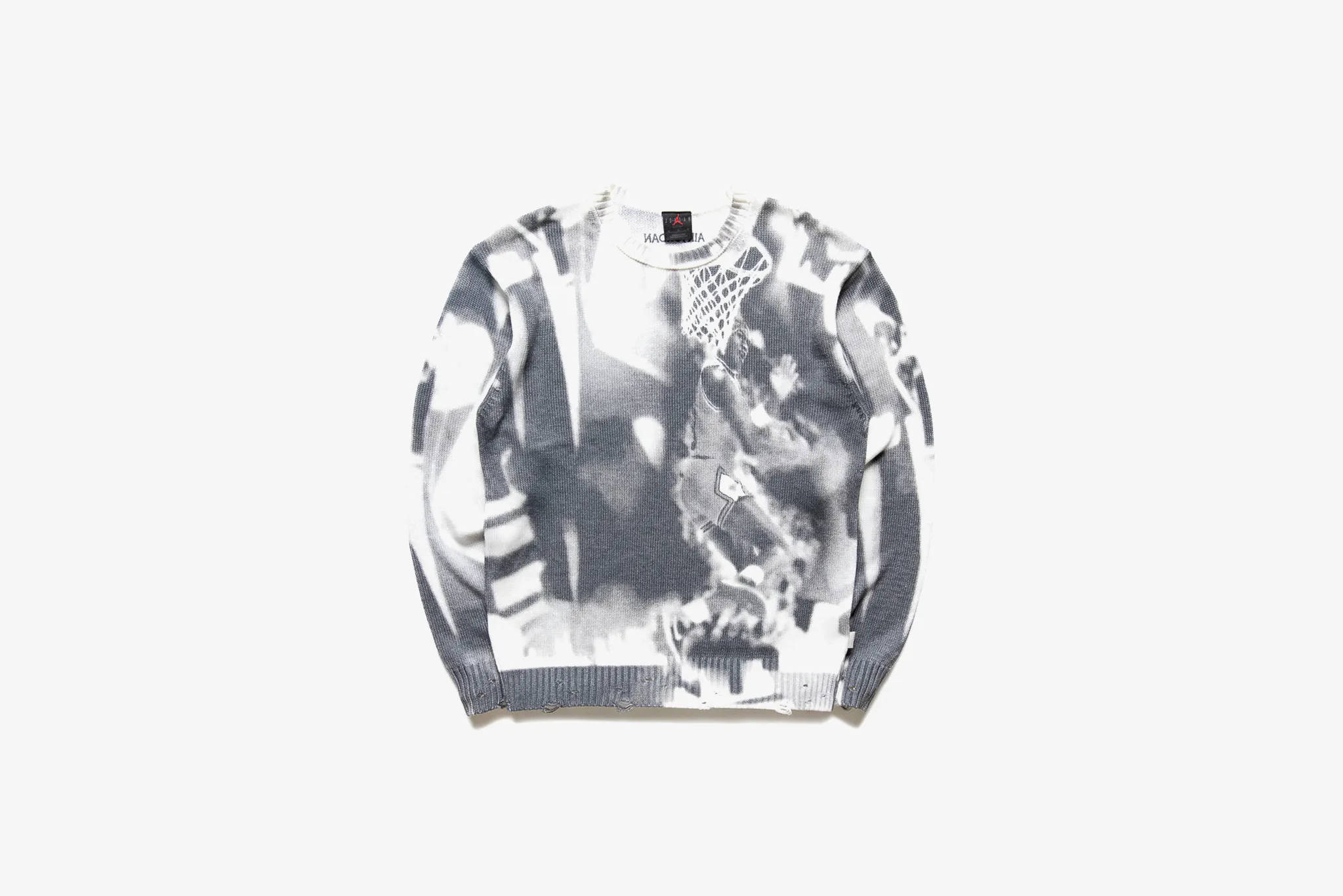 AdjustableHemline Air Jordan "Knit Sweater" - M - Sail
