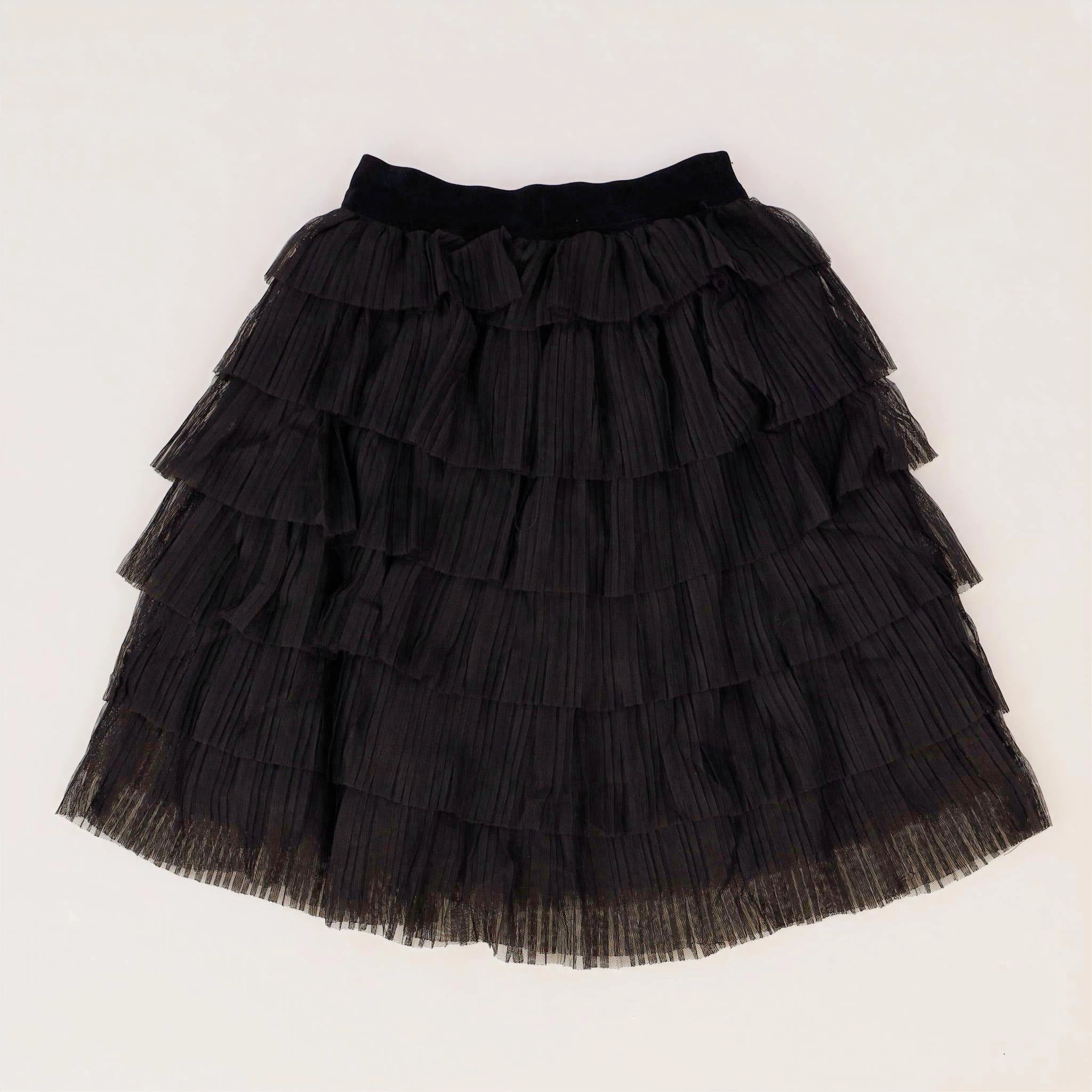 Melange Tulle Skirt Mid Rise