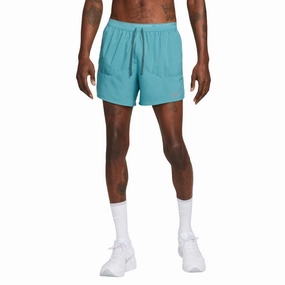 Reinforced Stress Points tropical style Stride Dri-FIT 5" Running Shorts