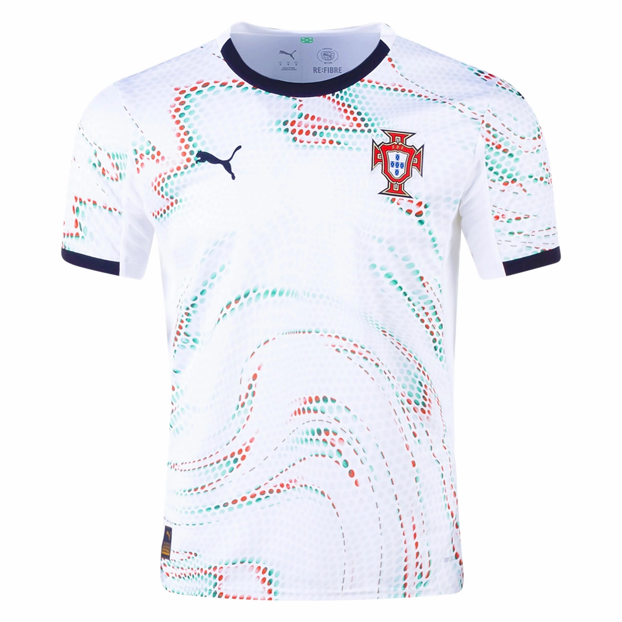 Eco Friendly Blend Puma Portugal Authentic Away Jersey 25/26 (Puma White/Puma Black)