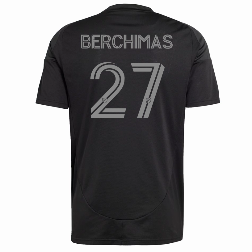 adidas Nimfasha Berchimas Charlotte FC Away Jersey 25/26 (Black) Breathable Mesh Panels Premium Quality Stitching