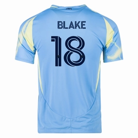 adidas Philadelphia Union Andre Blake Authentic Away Jersey 25/26 (Blue/Yellow) Daily Training