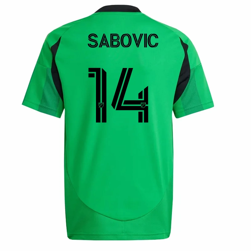 Lightweight Lining adidas Austin FC Besard Sabovic Home Jersey 25/26 (Real Green)