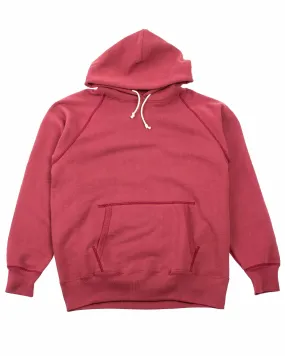 The Real McCoy's MC21017 9oz. Loopwheel Parka Maroon glove accents sock accents