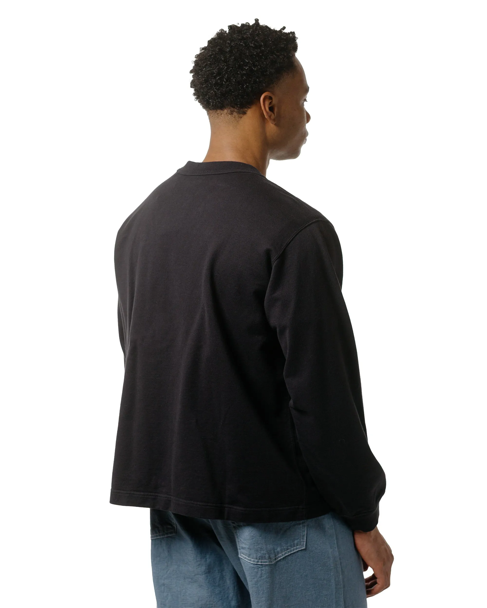 Danton Cotton Terry Dot Button V-Neck Cardigan Charcoal Winter Comfort