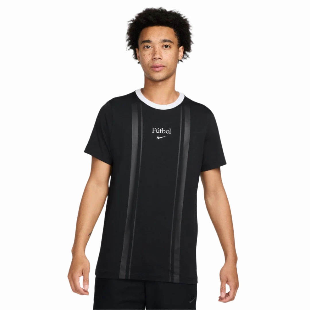 Low Profile Collar Layered Collar Soccer T-Shirt