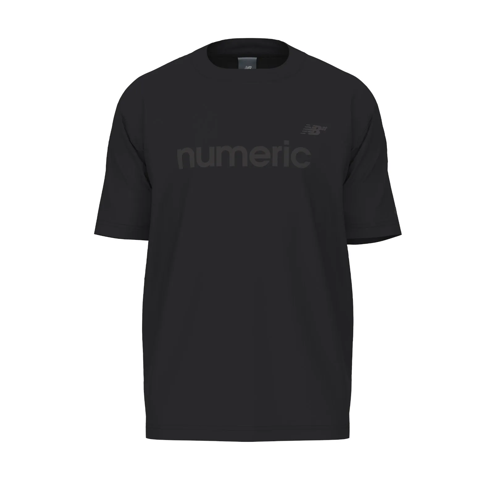 New Balance Numeric Athletic Cotton Short Sleeve Tee - Black Comfortable Coat