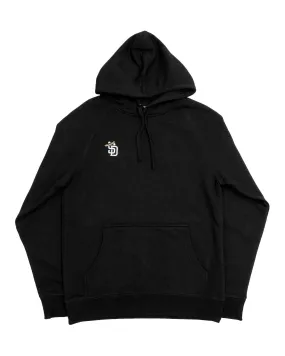 Warm Tracksuit Soft Jersey Overload Sombrero Embroidered Hoodie - Black