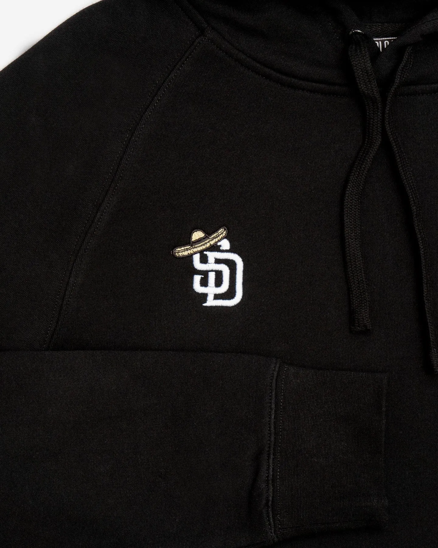 Overload Sombrero Embroidered Hoodie - Black FourWayStretch