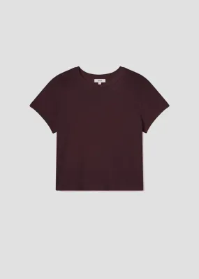 AGOLDE "Adine Shrunken Tee" W - Root Athleisure Cool Professional Wear