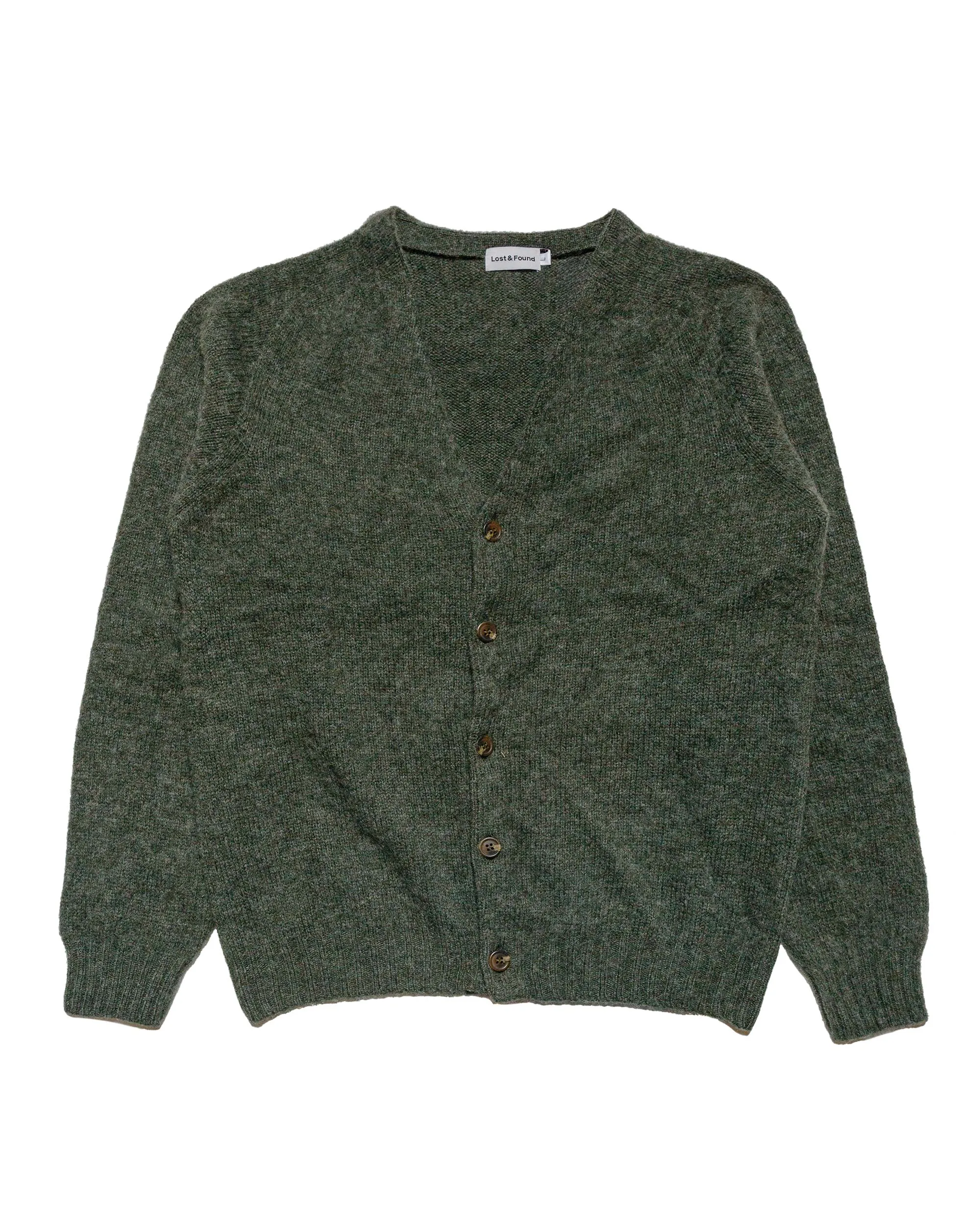 Lost & Found Shaggy Cardigan Spruce Brunch Outfit