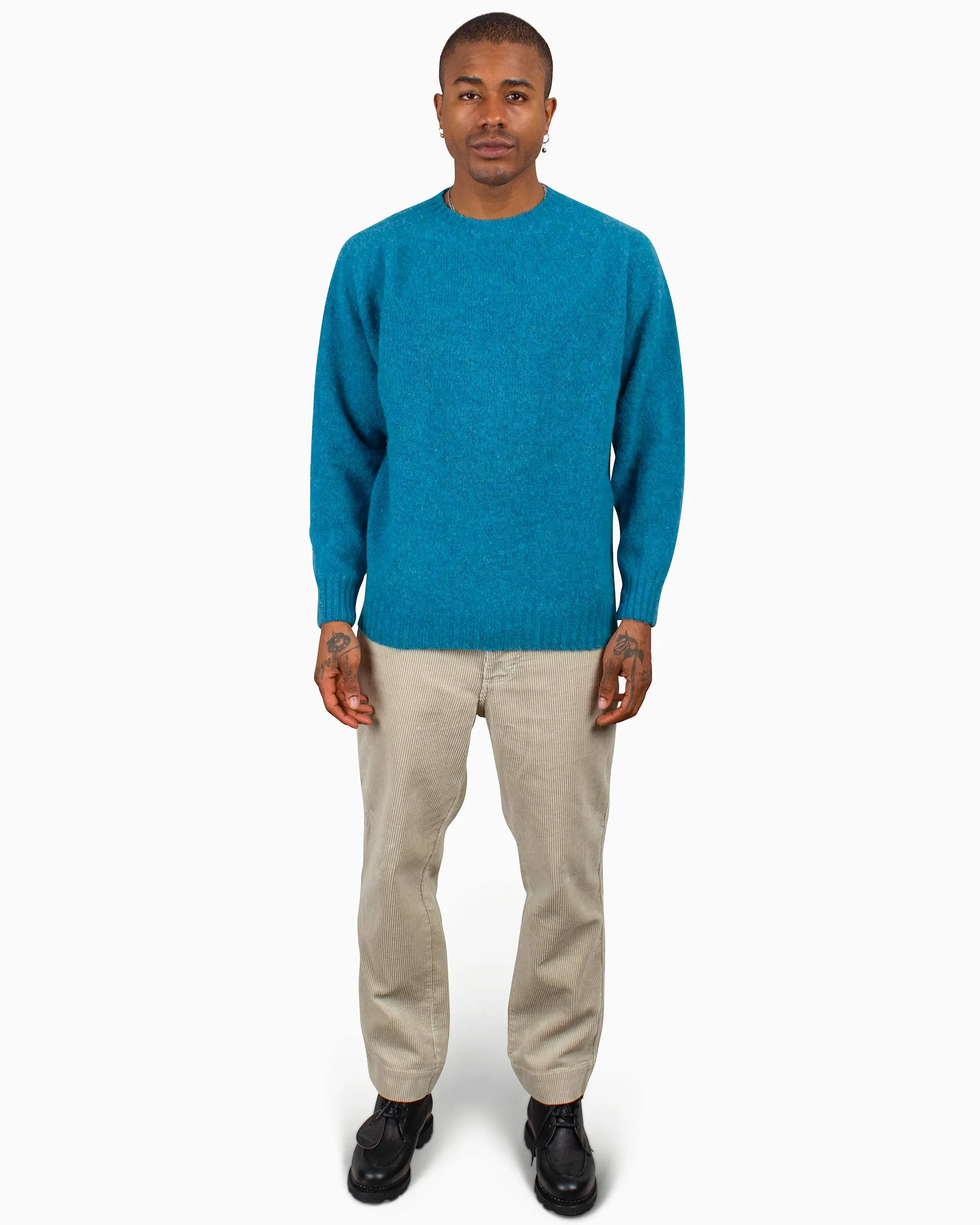 Casual Layers Lost & Found Shaggy Sweater Azure
